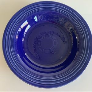 Fiesta 1930s+ Deep Rimmed Soup, Cobalt.  Excellent!